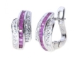Серьги, серебро 925, рубин DC,циркон 003 01 21sk-00132 2010 г инфо 4646w.