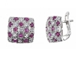 Серьги, серебро 925, рубин DC,циркон 003 01 21spk-00149 2010 г инфо 4648w.