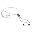 Серебряное ожерелье с темным жемчугом Nasonpearl N378B 2010 г инфо 4857w.