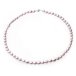 Ожерелье из жемчуга в форме риса цвета лаванды Nasonpearl 2010 г инфо 4990w.