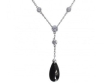 Колье, серебро 925, оникс, циркон 008 04 21ls-00038 2010 г инфо 5723w.