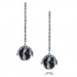 Серьги Серебро проба ниже 800, шпинель синт 025 352 01 21lsk-00014 2010 г инфо 5750w.