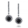 Серьги Серебро 925, шпинель синт, циркон 025 352 01 21lsk-00010 2010 г инфо 5763w.